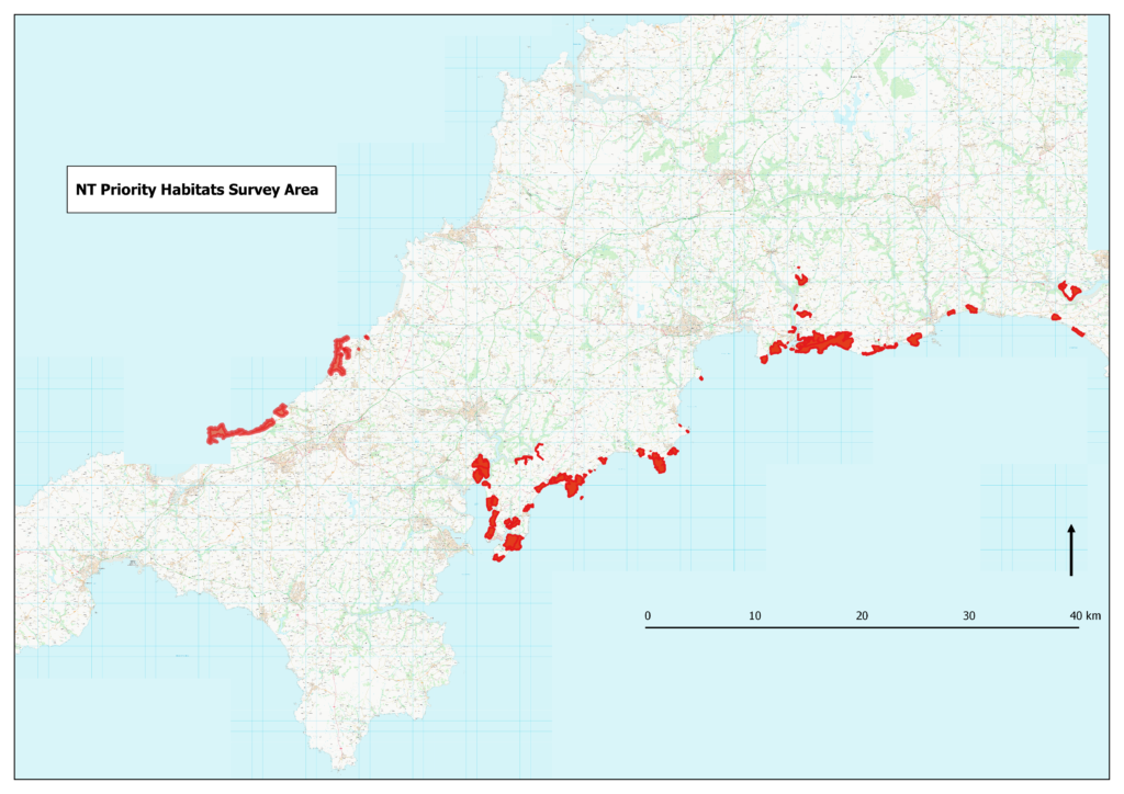Priority habitat survey for the National Trust Ecology Partners